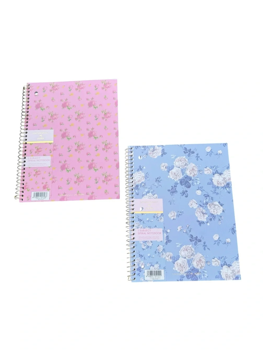 LoveShackFancy Notebooks  Everblooming Rosettes & Ikat Rose bundle of 2
